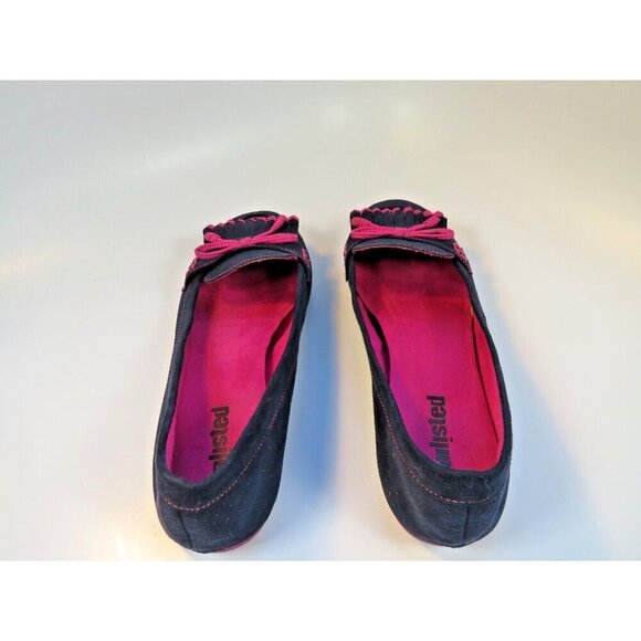 Unlisted Women's Flats Shoes 7M Blue Raspberry Kiltie Bow Casual Comfy Cushion - Picture 7 of 12